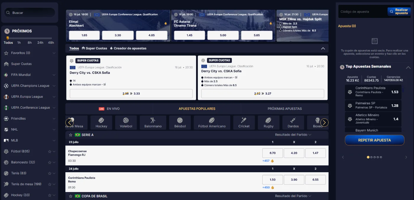 Cazeus Casino Apuestas Deportivas