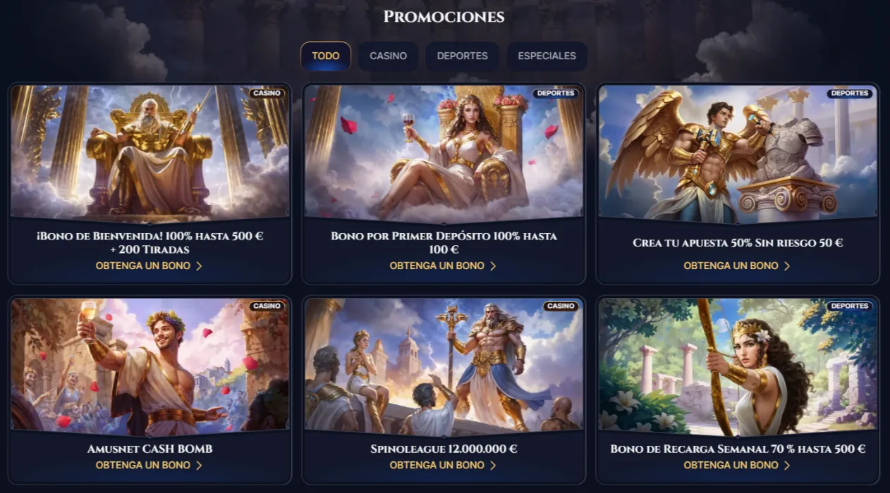Cazeus Casino Promociones y Bonos Deportivos