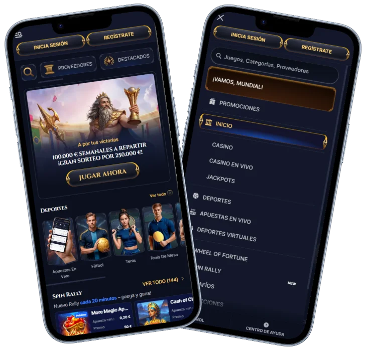 Cazeus Casino Versión Móvil